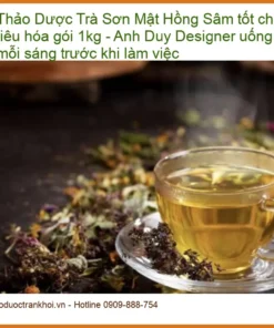 Trà Sơn Mật Hồng Sâm tốt cho hệ tiêu hóa gói 1kg - Địa chỉ Bán Có sẵn TPHCM