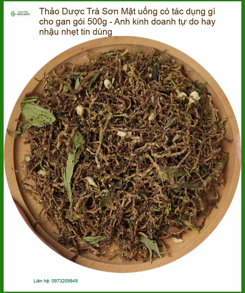 Trà Sơn Mật gói 500g hỗ trợ gan hiệu quả - Địa chỉ bán giao nhanh TPHCM
