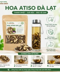 Atiso Đà Lạt thái lát thảo dược Trần Khôi