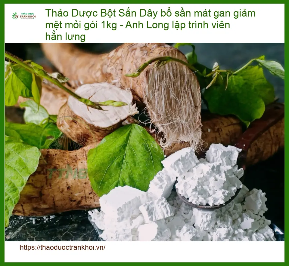 Bột Sắn Dây bổ sần mát gan giảm mệt mỏi gói 1kg - Cung cấp có sẵn TPHCM