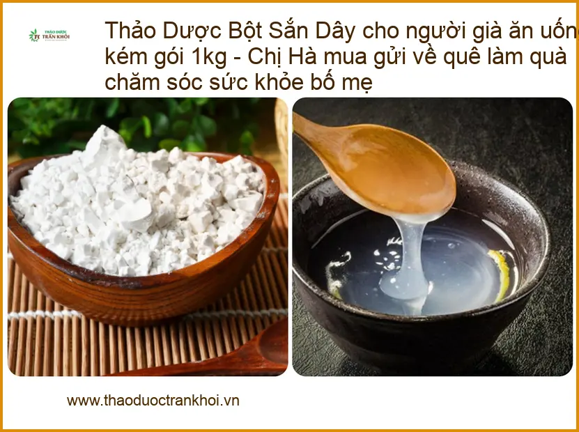 Bột Sắn Dây cho người già ăn uống kém gói 1kg - Địa chỉ Bán Giao nhanh