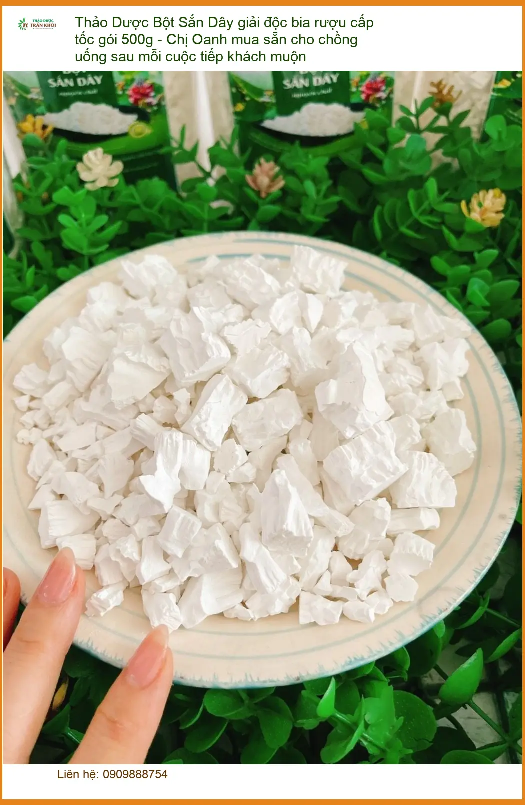 Bột Sắn Dây giải độc bia rượu 500g - Sỉ lẻ Bột Sắn Dây tại TPHCM