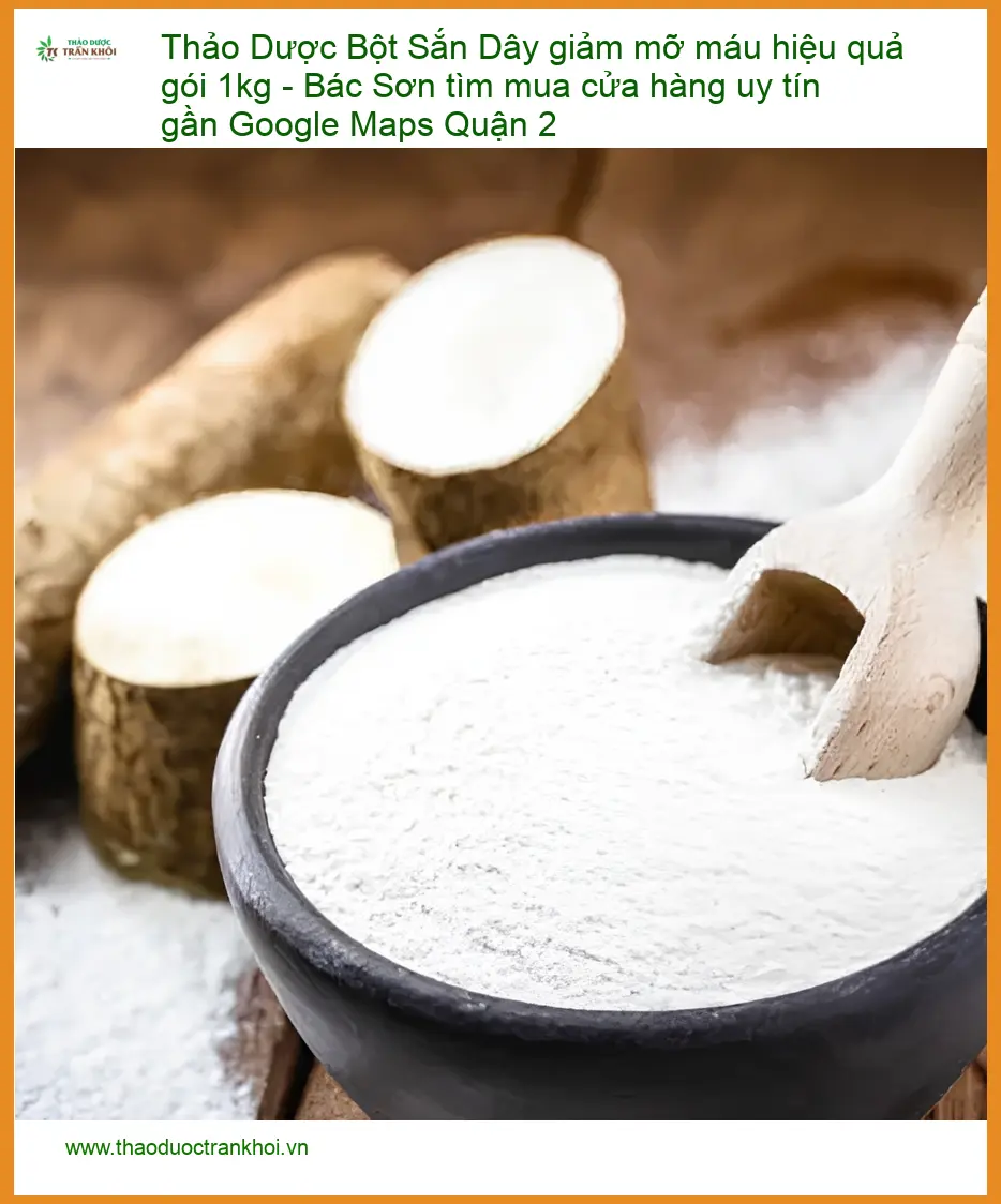 Bột Sắn Dây giảm mỡ máu hiệu quả gói 1kg - Địa chỉ bán giao nhanh Quận 2