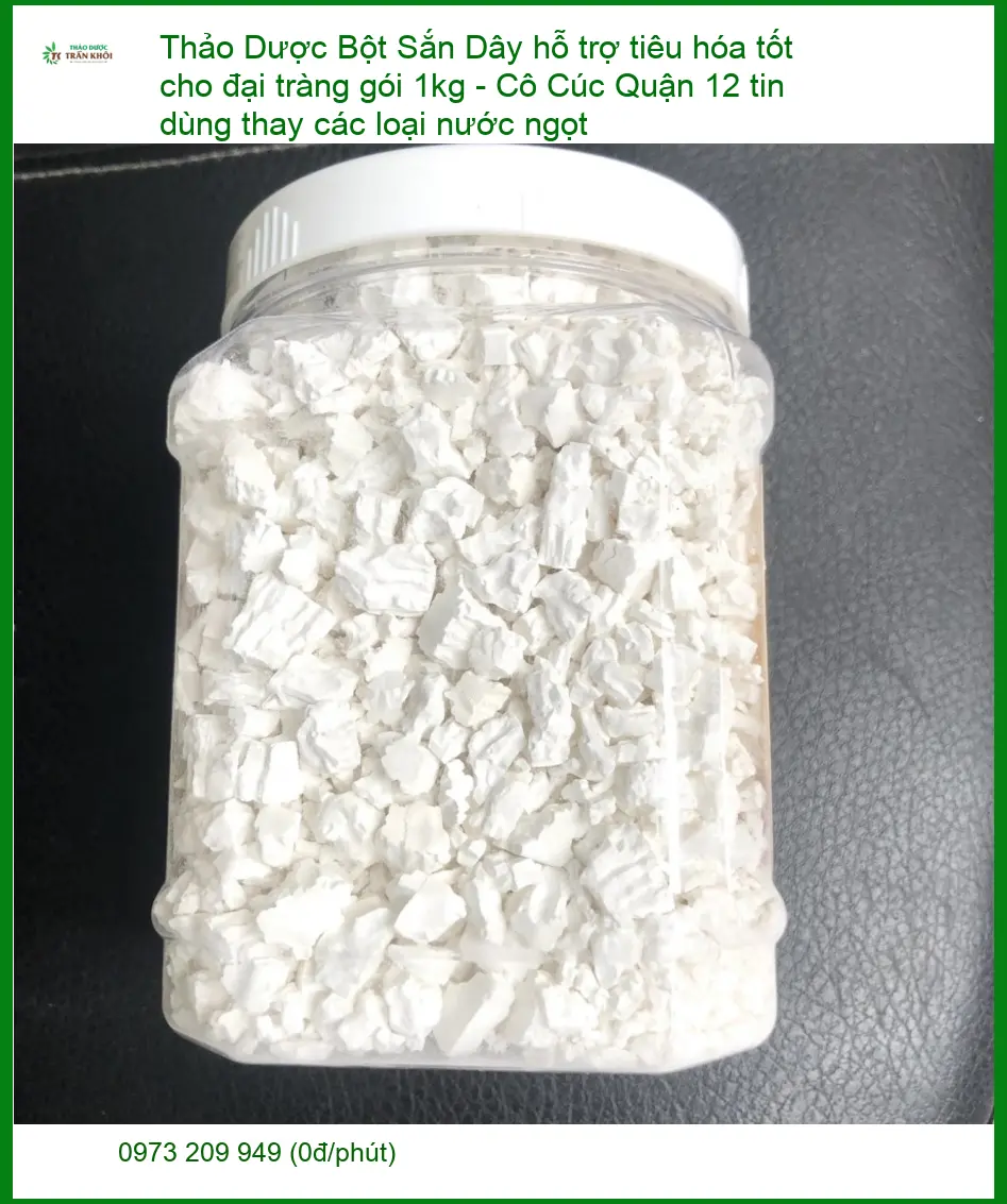 Bột Sắn Dây hỗ trợ tiêu hóa tốt cho đại tràng 1kg - Sỉ lẻ Giao nhanh TPHCM