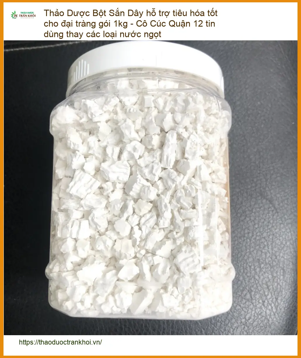 Bột Sắn Dây hỗ trợ tiêu hóa tốt cho đại tràng gói 1kg - Sỉ lẻ TPHCM