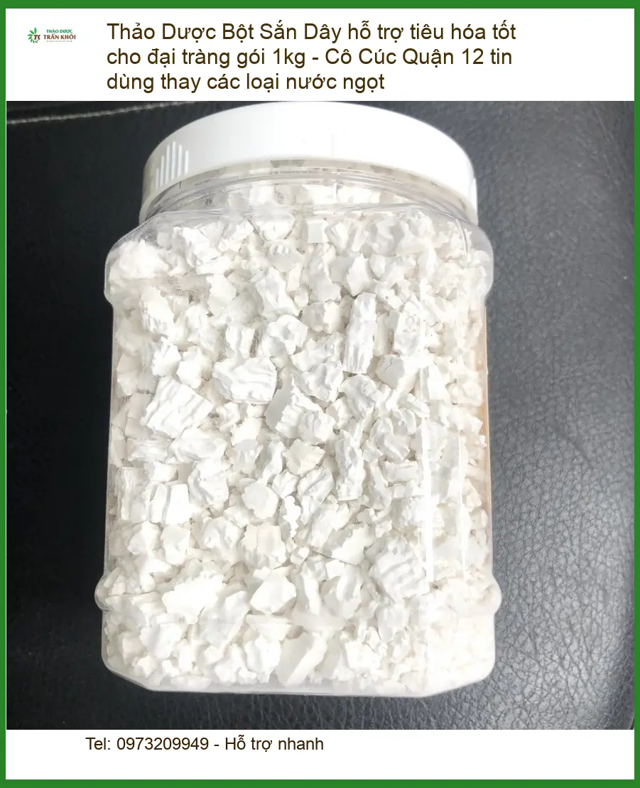 Bột Sắn Dây hỗ trợ tiêu hóa đại tràng 1kg - Địa chỉ Bán Giao nhanh TPHCM