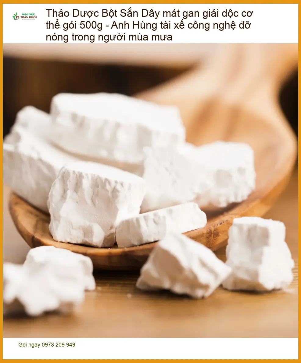 Bột Sắn Dây mát gan giải độc cơ thể gói 500g - Địa chỉ bán giao nhanh TPHCM