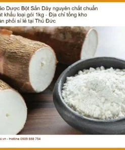 Bột Sắn Dây nguyên chất chuẩn xuất khẩu loại gói 1kg - Địa chỉ bán sỉ lẻ TPHCM