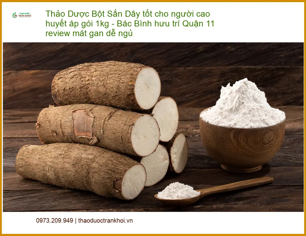Bột Sắn Dây tốt cho người cao huyết áp gói 1kg - Cung cấp Sỉ Lẻ TPHCM