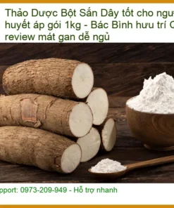 Bột Sắn Dây tốt cho người cao huyết áp gói 1kg - Địa chỉ Bán Giao nhanh