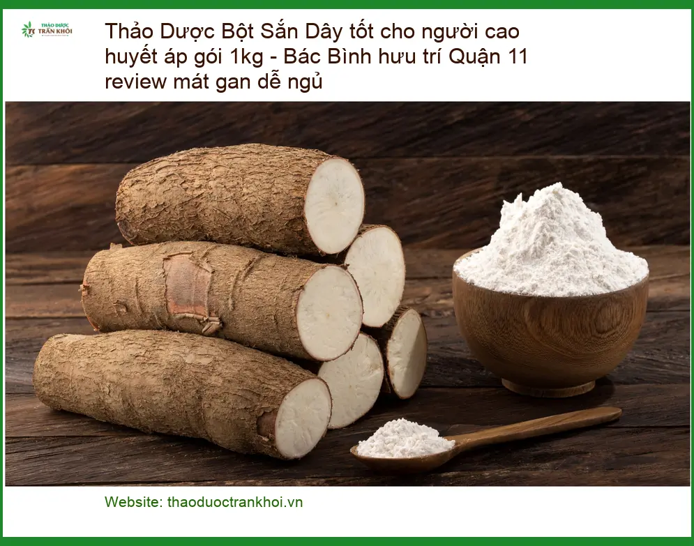 Bột Sắn Dây tốt cho người cao huyết áp - Địa chỉ Bán Giao nhanh TPHCM