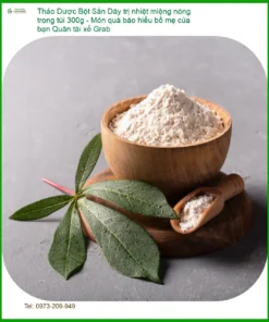 Bột Sắn Dây trị nhiệt miệng nóng trong túi 300g - Địa chỉ Bán Giao nhanh TPHCM