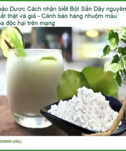 Bột Sắn Dây nguyên chất thật và giả - Địa chỉ Bán Giao nhanh TPHCM