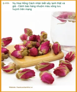 Nụ Hoa Hồng sấy lạnh thật giả - Cảnh báo nhuộm màu | Địa chỉ Bán Giao nhanh TPHCM