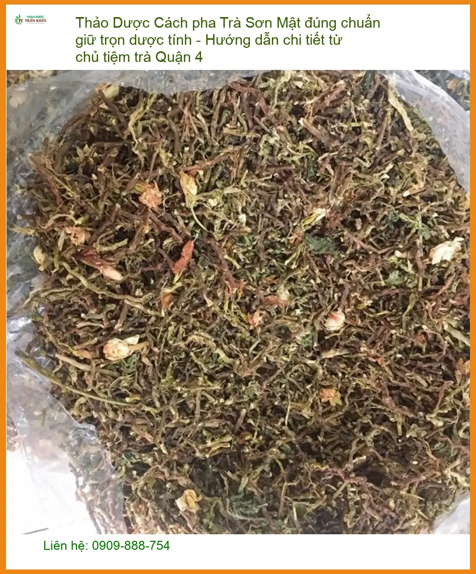 Cách pha Trà Sơn Mật đúng chuẩn giữ trọn dược tính - Địa chỉ Bán Giao nhanh