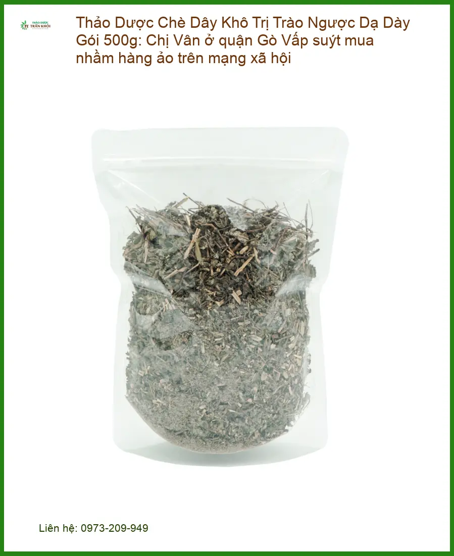 Chè Dây Khô Trị Trào Ngược Dạ Dày Gói 500g - Bán Chè Dây giao nhanh TPHCM