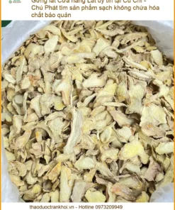 Gừng Lát Sạch Không Hóa Chất Củ Chi - Đơn vị Cung cấp Sỉ lẻ Giao nhanh