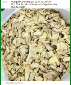 Gừng Lát Sạch Không Hóa Chất Củ Chi - Đơn vị cung cấp có sẵn TPHCM