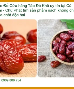 Táo Đỏ Khô Chú Phát Củ Chi - Địa chỉ bán sỉ lẻ, giao nhanh tận nơi tại TPHCM