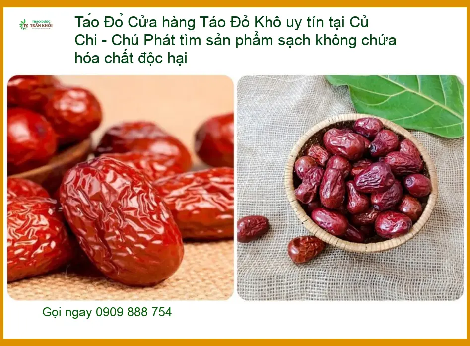 Táo Đỏ Khô Chú Phát Củ Chi - Địa chỉ bán sỉ lẻ, giao nhanh tận nơi tại TPHCM