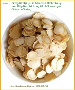 Gừng Lát Hữu Cơ Bình Tân Uy Tín - Địa chỉ bán sỉ lẻ giao nhanh TPHCM