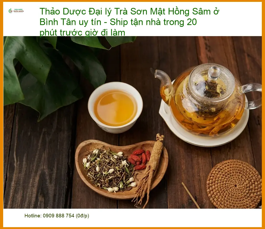 Đại lý Trà Sơn Mật Hồng Sâm Bình Tân - Giao nhanh 20 phút, uy tín TPHCM