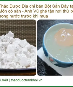 Bột Sắn Dây nguyên chất Hóc Môn - Thử bột tại chỗ, giao nhanh tận nơi