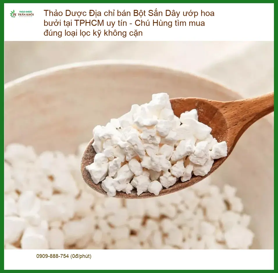 Bột Sắn Dây ướp hoa bưởi tại TPHCM uy tín - Địa chỉ Bán Giao nhanh