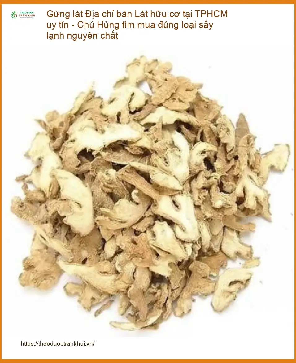 Gừng Lát hữu cơ sấy lạnh nguyên chất tại TPHCM uy tín - Đơn vị Cung cấp Giao nhanh