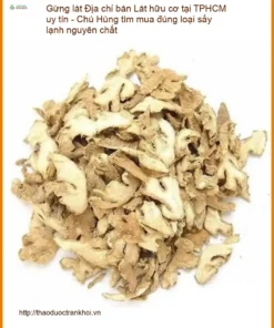 Gừng Lát hữu cơ sấy lạnh nguyên chất TPHCM uy tín - Địa chỉ bán giao nhanh