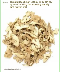 Gừng Lát hữu cơ sấy lạnh nguyên chất TPHCM uy tín - Địa chỉ bán Giao nhanh