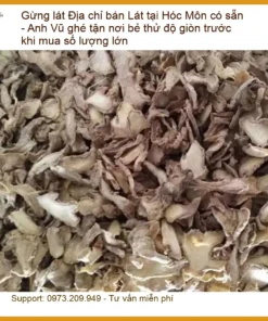 Đơn vị cung cấp Gừng Lát tươi ngon tại Hóc Môn có sẵn - Giao nhanh tận nơi
