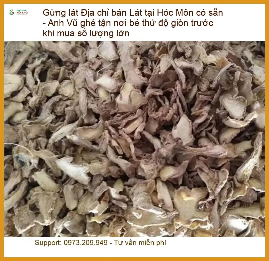 Đơn vị cung cấp Gừng Lát tươi ngon tại Hóc Môn có sẵn - Giao nhanh tận nơi