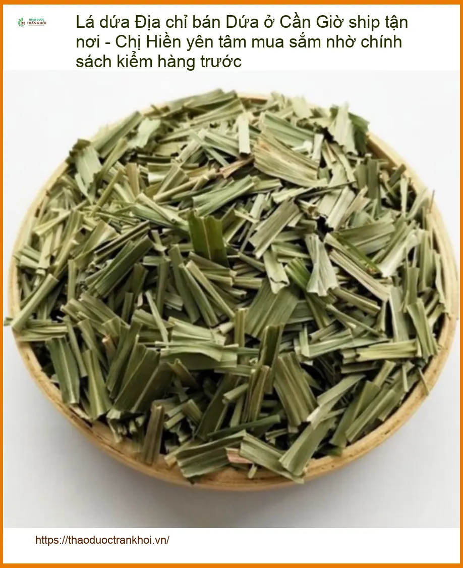 Lá Dứa Cần Giờ ship tận nơi, kiểm hàng trước - Địa chỉ bán giao nhanh TPHCM