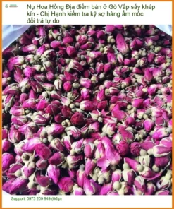 Nụ Hoa Hồng Gò Vấp sấy khép kín, Chị Hạnh kiểm tra kỹ - Địa chỉ Bán Giao nhanh
