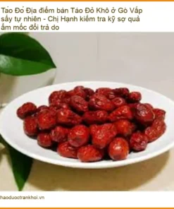 Địa điểm bán Táo Đỏ Khô ở Gò Vấp sấy tự nhiên - Đơn vị cung cấp có sẵn