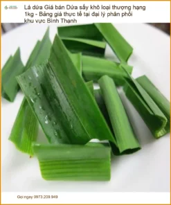 Lá Dứa sấy khô loại thượng hạng 1kg - Địa chỉ bán sỉ lẻ giao nhanh tại TPHCM