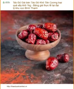Giá bán Táo Đỏ Khô Tân Cương loại quả sấy khô 1kg - Địa chỉ Bán Giao nhanh TPHCM