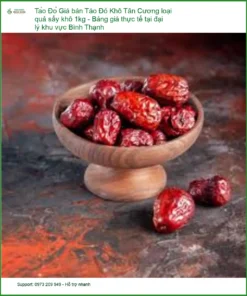 Giá bán Táo Đỏ Khô Tân Cương loại quả sấy khô 1kg - Địa chỉ Bán Giao nhanh tại Bình Thạnh
