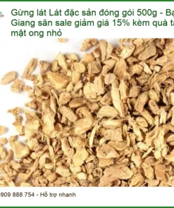 Gừng Lát đặc sản đóng gói 500g - Địa chỉ sỉ lẻ gừng lát giao nhanh TPHCM