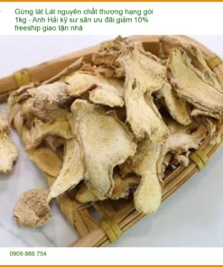 Gừng Lát nguyên chất thượng hạng gói 1kg - Địa chỉ Cung cấp Giao nhanh TPHCM