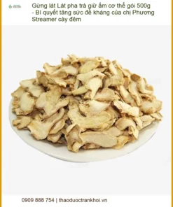 Gừng Lát pha trà giữ ấm cơ thể gói 500g - Địa chỉ Bán Giao nhanh TPHCM