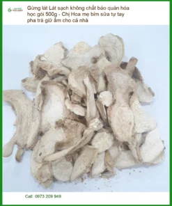 Gừng Lát sạch 500g không chất bảo quản - Địa chỉ bán Giao nhanh TPHCM