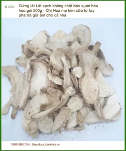 Gừng Lát sạch 500g không chất bảo quản - Địa chỉ Bán Giao nhanh TPHCM