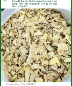 Gừng Lát sấy khô tự nhiên thơm nồng gói 500g - Địa chỉ bán giao nhanh TPHCM