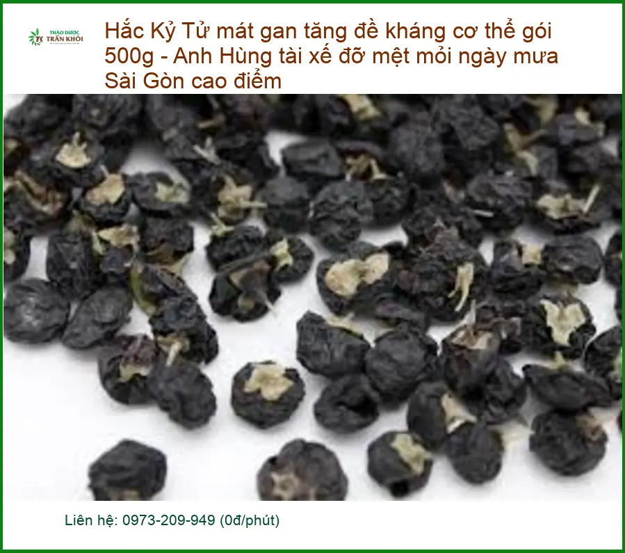 Hắc Kỷ Tử mát gan tăng đề kháng cơ thể gói 500g - Địa chỉ Bán Giao nhanh