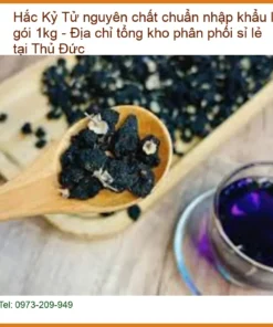 Hắc Kỷ Tử nguyên chất chuẩn nhập khẩu loại gói 1kg - Tổng kho sỉ lẻ Thủ Đức
