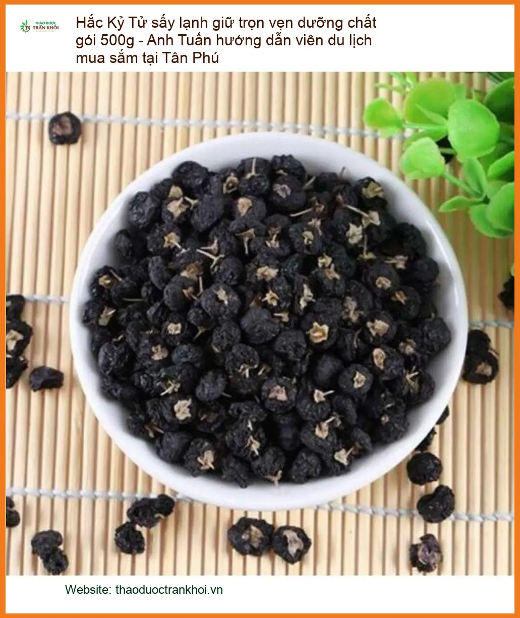 Hắc Kỷ Tử sấy lạnh giữ trọn vẹn dưỡng chất gói 500g - Giao nhanh TPHCM