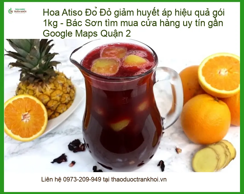 Hoa Atiso Đỏ giảm huyết áp hiệu quả gói 1kg - Địa chỉ bán tại TPHCM