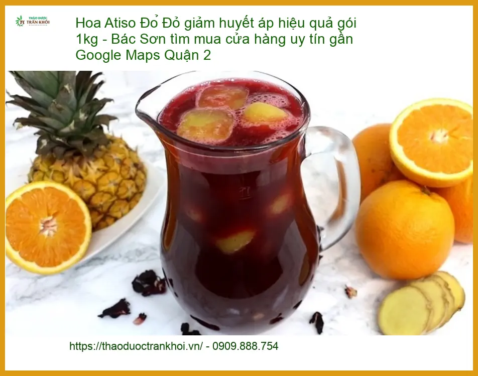 Hoa Atiso Đỏ giảm huyết áp hiệu quả gói 1kg - Địa chỉ bán có sẵn Quận 2